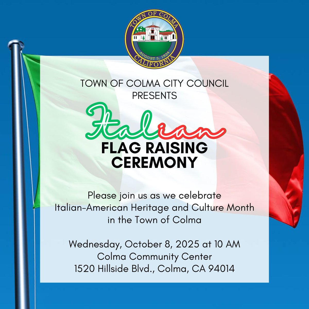 Town of Colma tweet media