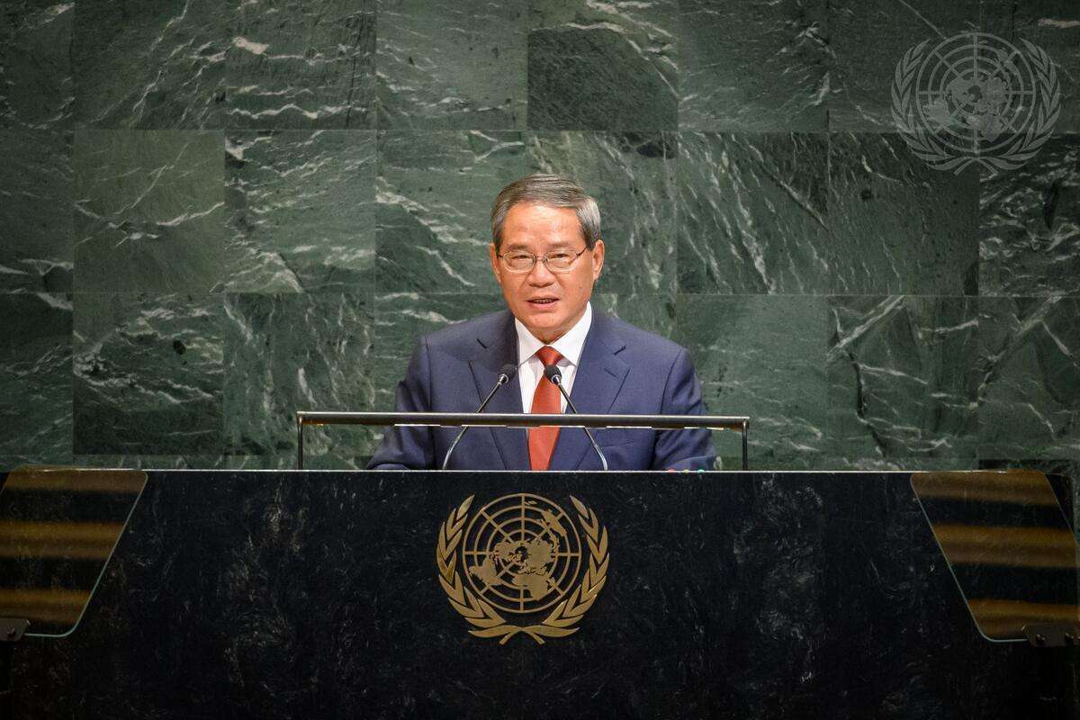 China afirmó ante ONU que siempre defenderá la paz y seguridad mundiales. 
El primer ministro, Li Qiang, advirtió sobre el resurgimiento del unilateralismo y la mentalidad de la Guerra Fría. 
Caracas
Eugenio Suárez
#Israel
Miami
Macaraibo
Fidel Castro