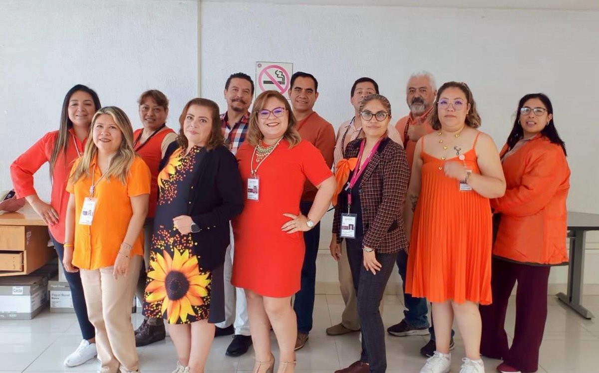 La UAPE 3, la UAPE 4 y la DAPE de la Representación Zona Oriente se visten el 25 de cada mes de Naranja 🧡 para decir No a la Violencia contra la Mujer y las Niñas #DiaNaranja