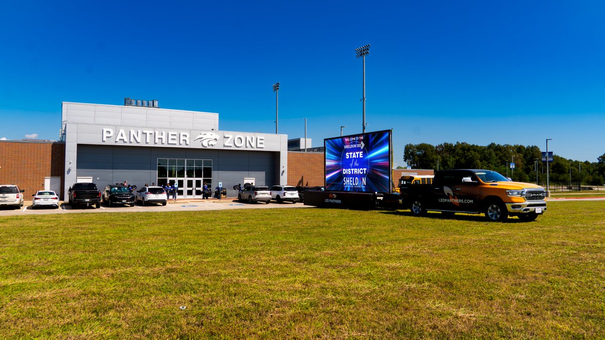 ledpartnershtx's tweet image. Proud to partner with @SheldonISD  for their State of the District event! 🙌 Our LED trailer welcomed guests with vibrant visuals and set the stage for an inspiring day. 💡

👉 ledpartners.com

#LEDPartners #SheldonISD #StateOfTheDistrict