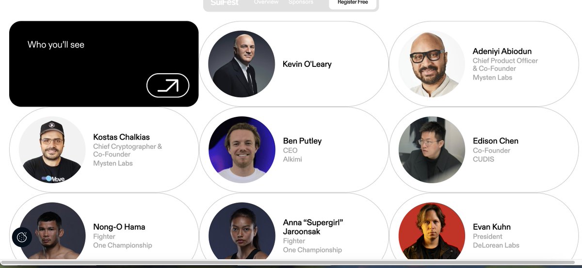 AlkimiExchange's tweet photo. 🚀 Big things are happening at Sui Fest.

Our CEO @Benjaminputley will be speaking alongside some of the biggest names in the space  from Mysten Labs to global innovators, creators & builders.

$ALKIMI is right where it belongs: on stage, shaping the future.
https://t.co/gVOltR8xzM
