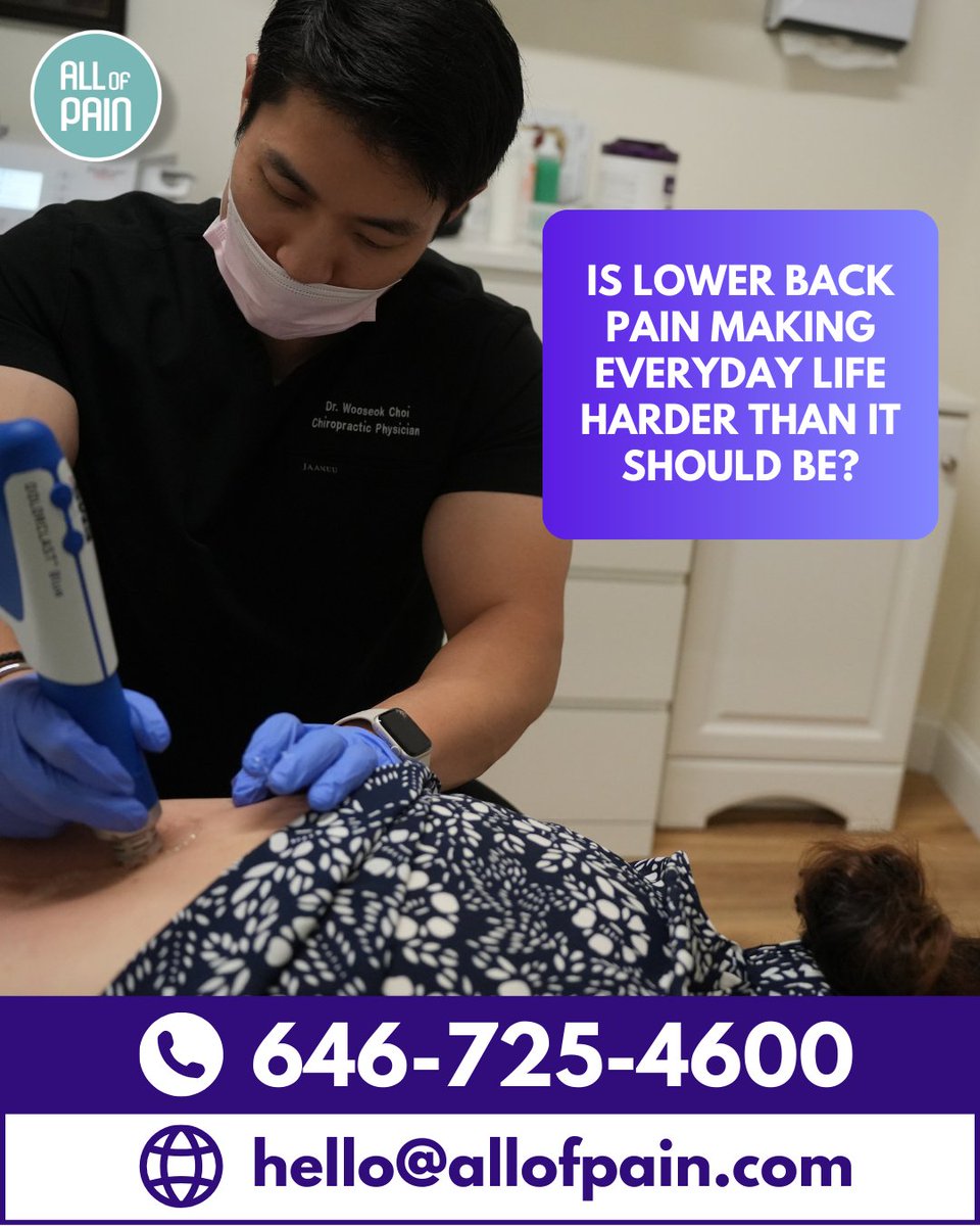 AllofPainnyc's tweet image. 🌤 Is lower back pain making everyday life harder than it should be? 

Read more here...

loom.ly/P5k0CQ8

#LowerBackPainRelief #BackPainSolution #SciaticaCare #HerniatedDiscTreatment #ChronicPainExperts #AllOfPain #HealthCareNYC #NJWellness #PainFreeJourney #LivePainFree