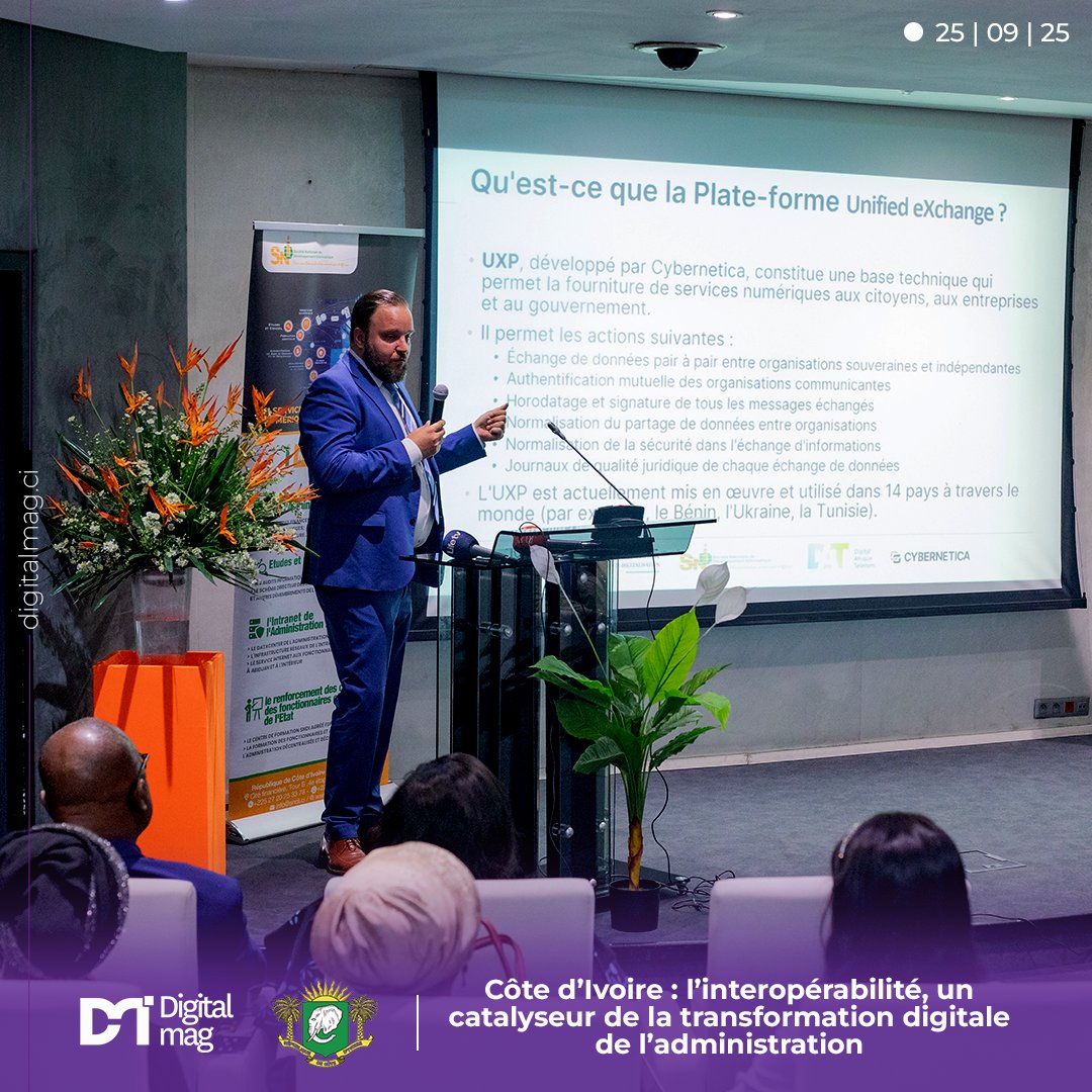 digital_magci's tweet image. #Digital_Reportage | Retour en images de la cérémonie du lancement de l’interopérabilité entre les administrations publiques.

@MTND_CI 

#Digitalmagci #CôtedIvoire #Plateforme_Interopérabilité #Transformation_Digitale #Zéro_papier #Horizon_2030