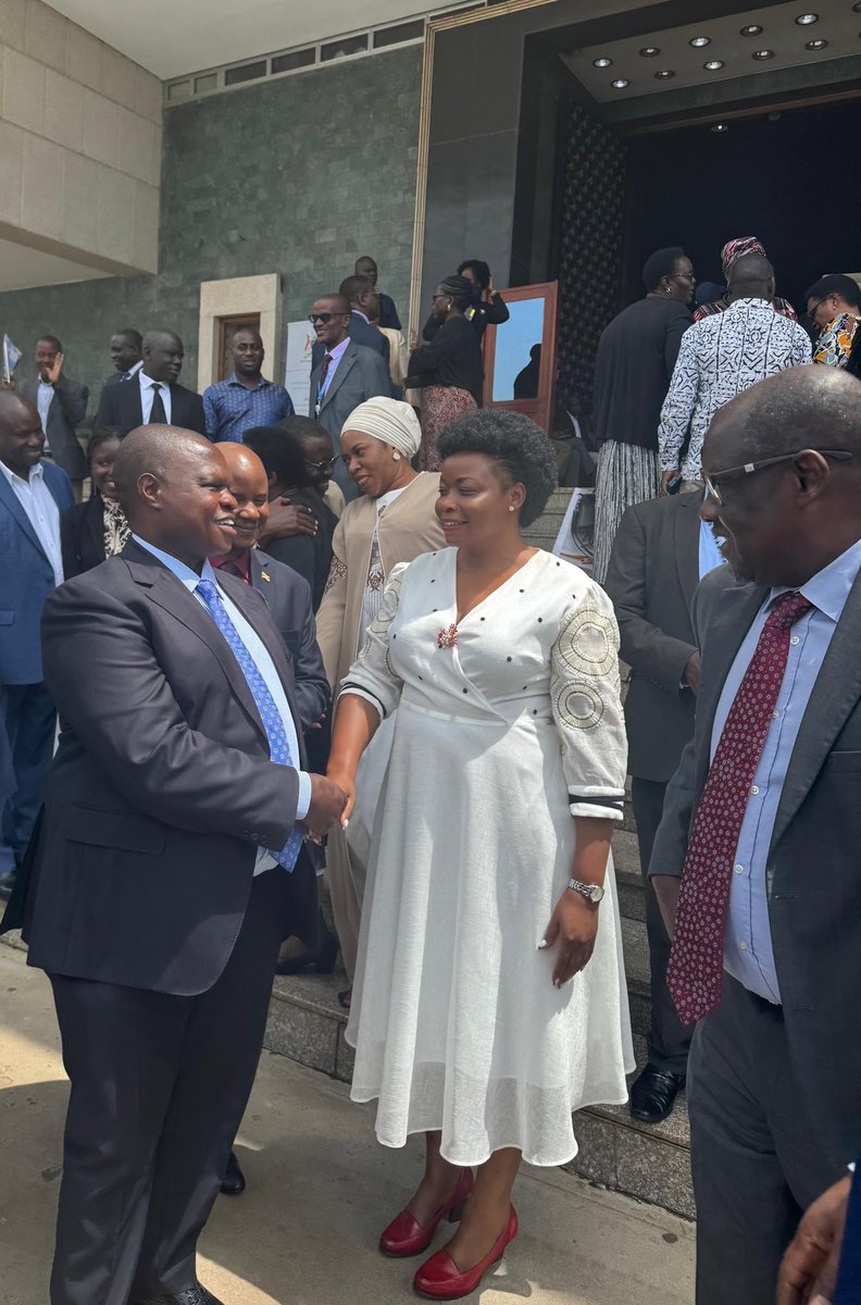 Earlier on today I joined the Speaker of the Uganda parliament during the launch of the Uganda Parliament's strategic plan for the period 2025-2026 to 2029-2030 period.