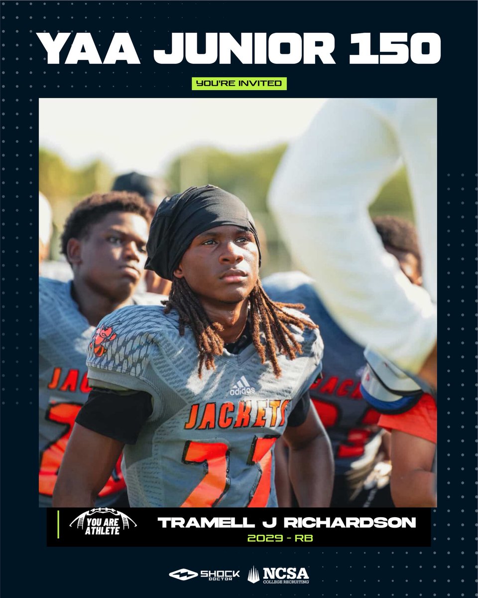 Invited to  camp, will be attending !! Thanks for the invite <a href="/youareathlete/">You Are Athlete</a> <a href="/leesburghsfb/">Leesburg Football</a>