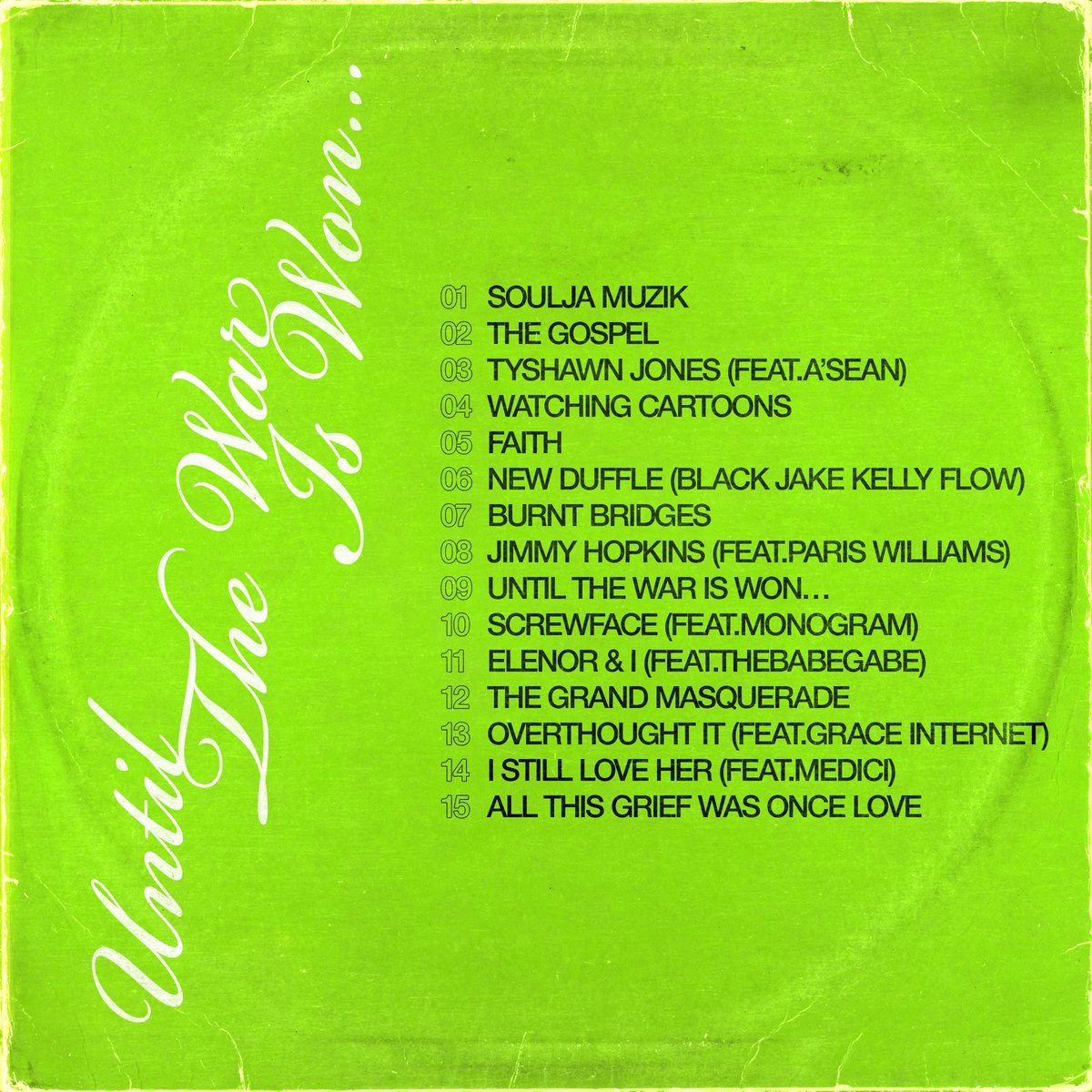 TyFaizon's tweet image. It is my birthday and I released my first album today. Until The War Is Won… a dedication to my life growing up, my best friends, and my love for the craft. Listen here! open.spotify.com/album/1sCoUtV0…