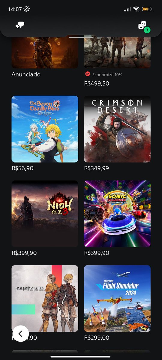 oAzGalvao's tweet photo. Sonic novo e Nioh 3 estão custando 400 conta cada. @HadesPlays_ https://t.co/FwZRIKNWq1