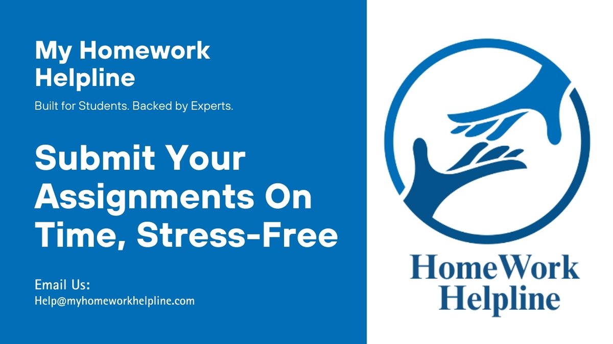 MyHWHelpline's tweet image. 🧑🎓 Fall semester deadlines won’t wait—neither should you! Our urgent assignment help delivers high-quality, human-written work in any subject, on time and plagiarism-free.
#USCollegeStudents #UrgentAssignmentSolutions #HumanWrittenAssignments