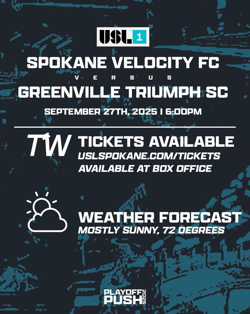 SpokaneVelocity's tweet image. You know the drill 🤝 

See everyone at ONE Spokane Stadium tomorrow for kickoff at 6PM! 🎟️ link in bio! 

#SpokaneVelocityFC #LeagueOne #LetsGoSpo #UpTheFalls #WelcomeToTheEdge #UnfinishedBusiness