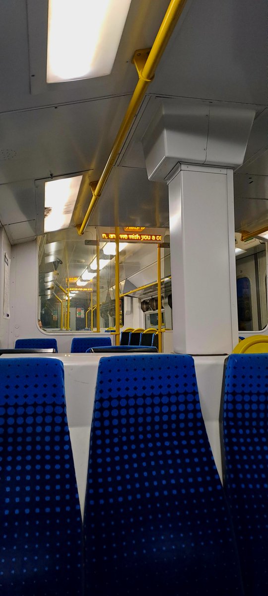 Guard_Amos's tweet photo. As my ticket machine has been turned off. I've decided on a change of scenery to the back cab. Sat in my favourite coach on a @northernassist #flex769 besides I'm more visible of anyone needs help https://t.co/XBlmcqbOFm