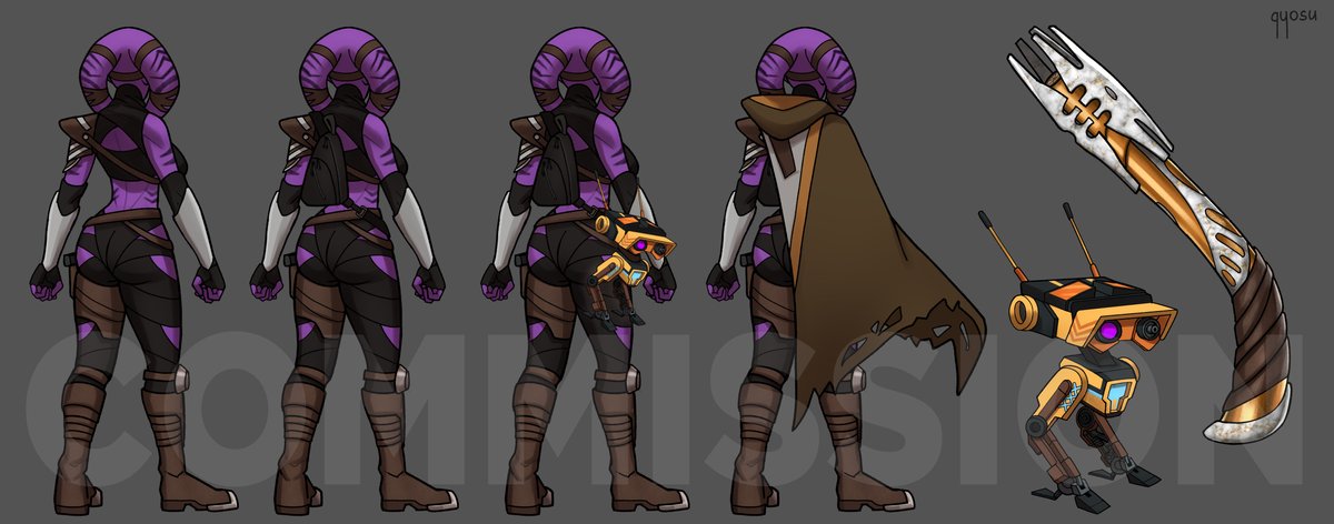 Cmm for <a href="/Nerdri_V2/">Sable Spider</a> 
#StarWars OC Nymessa alt. costume 
(+ lightsaber design and droid)