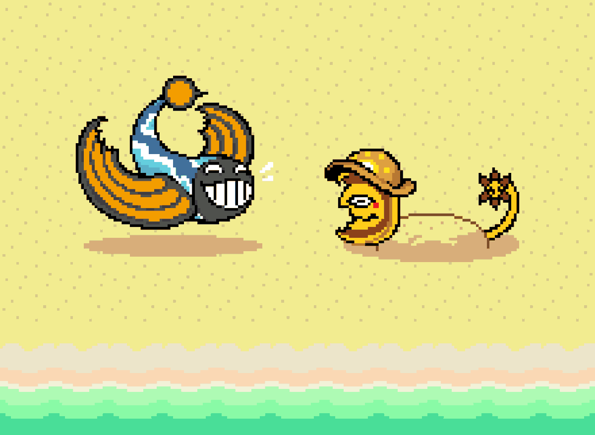 BallGameLvr1997's tweet photo. #RainAndShine Go To the Beach.
Glyde and Mr. Sunshine Decide to Go To the Beach on #Undertale's Surface. https://t.co/iy3I0uNRf9