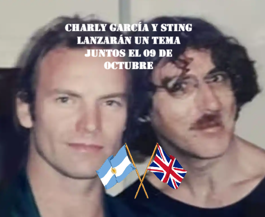 silentconv23245's tweet photo. A través de un video que ambos artistas publicaron en sus respectivas cuentas de Instagram el argentino #CharlyGarcía y el británico #Sting confirmaron el lanzamiento el 09/10 de su colaboración #IntheCity una reversión de un tema del disco #KillGil 🎶🎙️
https://t.co/tMIbM7BAHq https://t.co/Zxy9drraCc