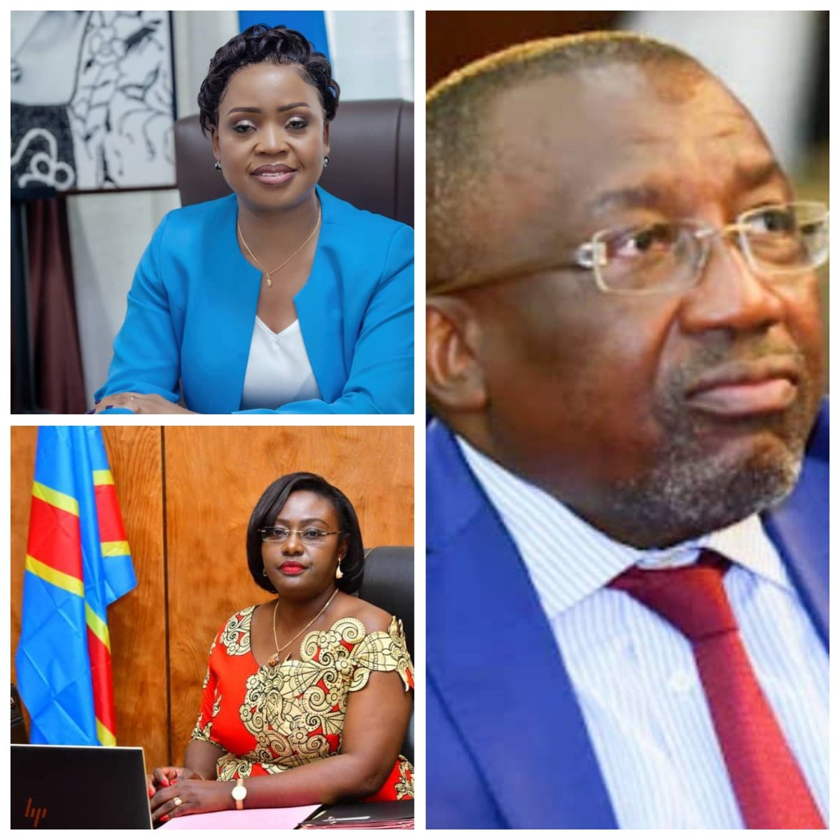 Tatiana Nonge (@t_nonge) on Twitter photo Les 3 des 5 membres du bureau de l’Assemblée nationale visés par la pétition sauvés, après démission de l'honorable Président <a href="/VitalKamerhe1/">Vital Kamerhe</a> et rapporteure adjointe <a href="/Inamizi2/">Dominique MUNONGO INAMIZI'</a> Ils viennent d'être réhabilités à leurs postes respectifs de Rapporteur, questeur, et questeur adjoint. Les 3 des 5 membres du bureau de l’Assemblée nationale visés par la pétition sauvés, après démission de l'honorable Président <a href="/VitalKamerhe1/">Vital Kamerhe</a> et rapporteure adjointe <a href="/Inamizi2/">Dominique MUNONGO INAMIZI'</a> Ils viennent d'être réhabilités à leurs postes respectifs de Rapporteur, questeur, et questeur adjoint.