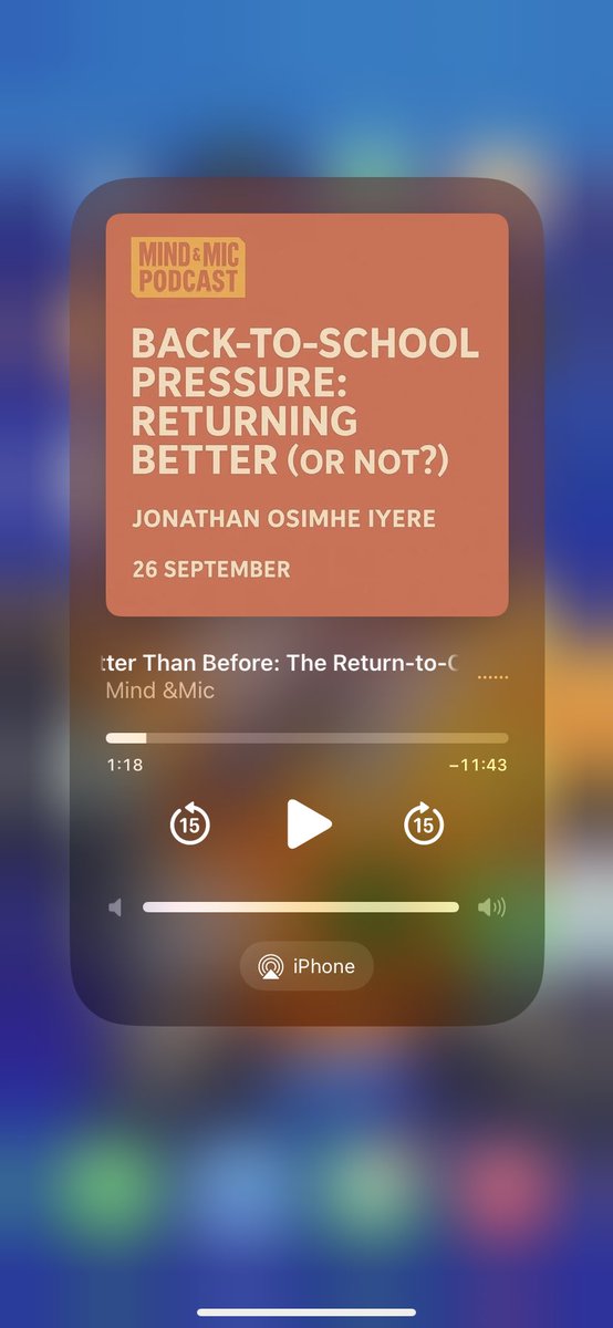 JonathanIy78817's tweet photo. The break is over but do you feel the push to come back better than you left?
Let’s talk about it.
🎧 New on Mind &amp; Mic: Back-to-Campus.Pressure with Jonathan Osimhe Iyere.
Take a deep breath and hit play—your growth is not a race.
 #StudentLife #BackToSchool #MindandMic https://t.co/51BBDW4EQZ