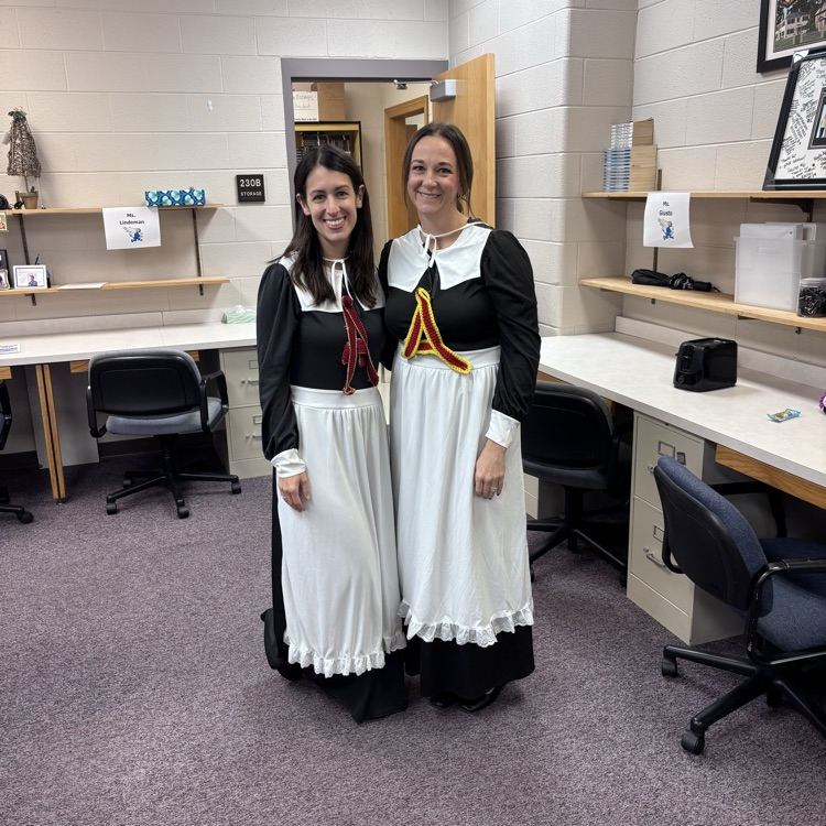 Our amazing English teachers, Mrs Nakamura and Mrs. Zolk, went full Puritan today, donning bonnets, cloaks, and even a few dramatic scarlet A’s to bring Nathaniel Hawthorne’s classic to the classroom.