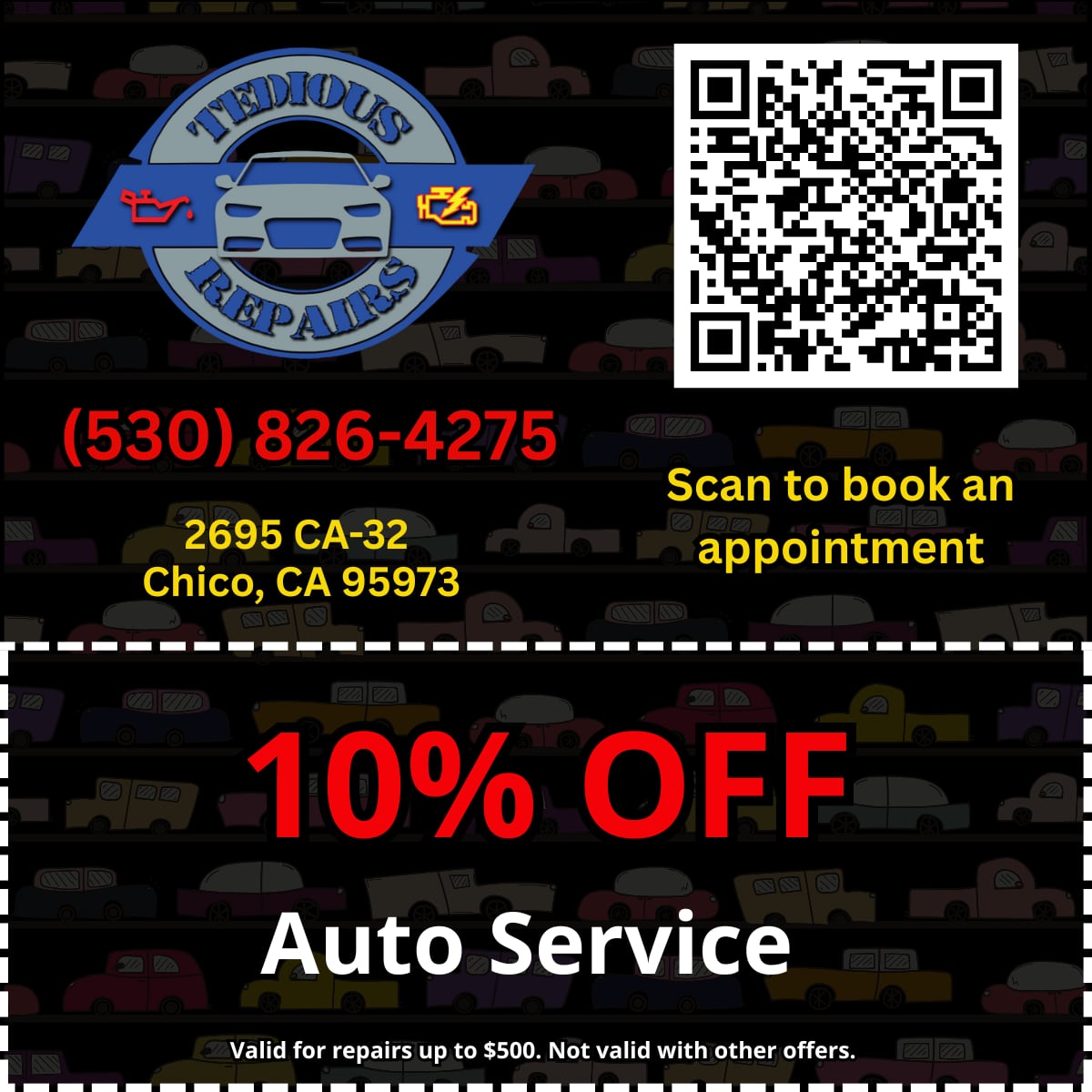 TediousRepairs's tweet image. To book an appointment, please use this link:
👉 booking.tekmetric.com/?shop=172f148b…

To generate a quote, please use this link:
👉 tediousrepairs.com/check-in-sheet

📍 Our location:

Google Maps: google.com/maps/dir/?api=…

Apple Maps: maps.apple.com/?daddr=2695+Hi…