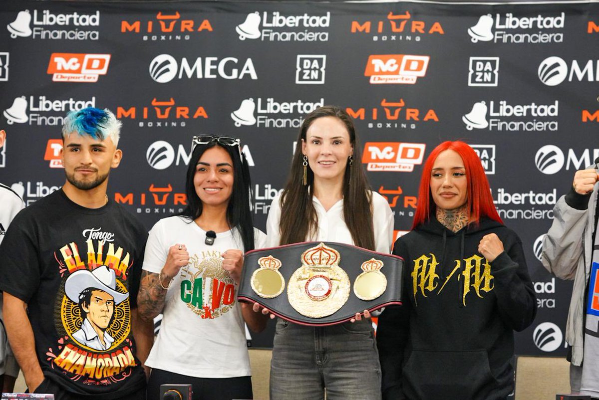 WBABoxing's tweet image. Jacky Calvo and Alma Meraz Make Weight Ahead of Interim WBA Light Flyweight Title Clash in Naucalpan

Calvo came in at 107.1 pounds, while Meraz tipped the scales at 107.3.

📸 @Pandoramajo