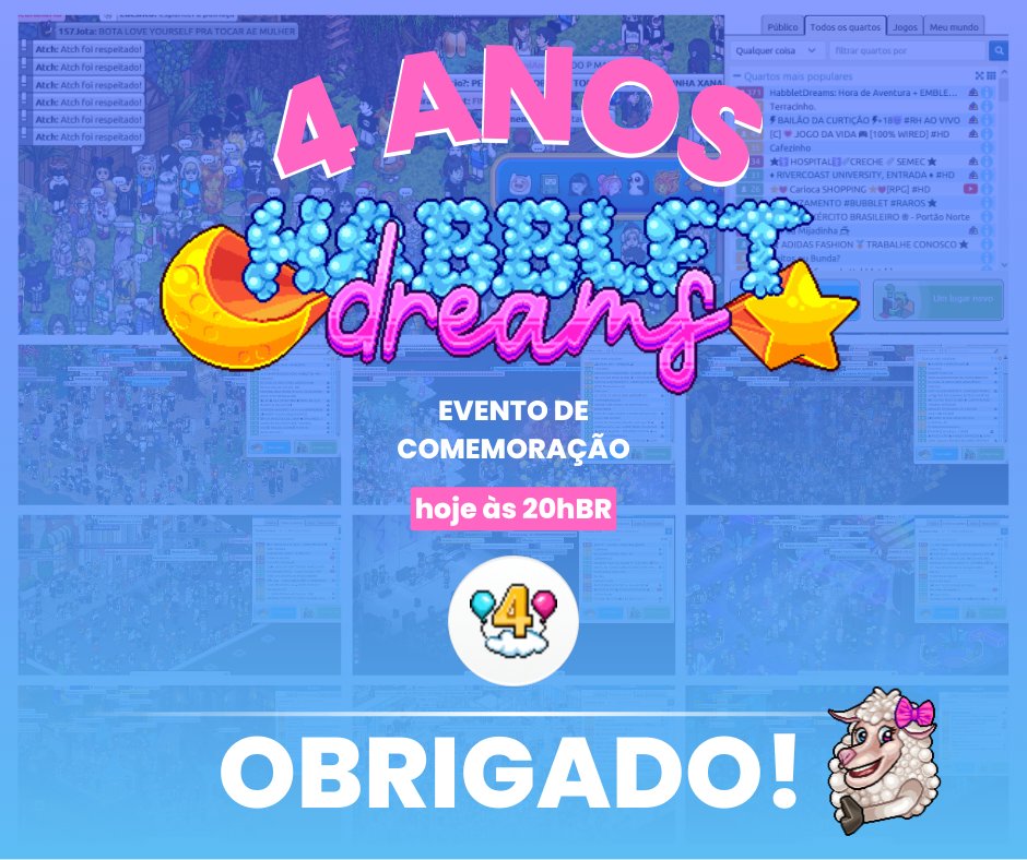 HabbletDreams's tweet image. ESTAMOS EM FESTA! 🥳

Hoje completamos mais um ano como um fã-site e só temos a expressar nossa gratidão a toda a comunidade que colaborou para que isso se tornasse possível! ❤️🫂

Às 20hBR, convidamos você 🫵🏽 a se juntar a nós em um evento de comemoração pra lá de especial!🎉💫