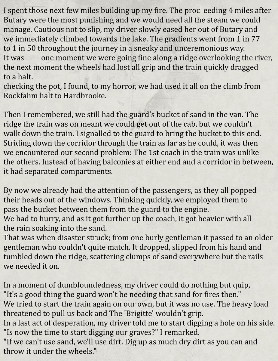 BurntonRailway's tweet photo. Memoirs from a former fireman on the old Leakbeck &amp; Portethwaite railway.
With a few spelling mistakes from the poor man, it's a story that concerns sand, designs and dirt https://t.co/GTCHdP57Md