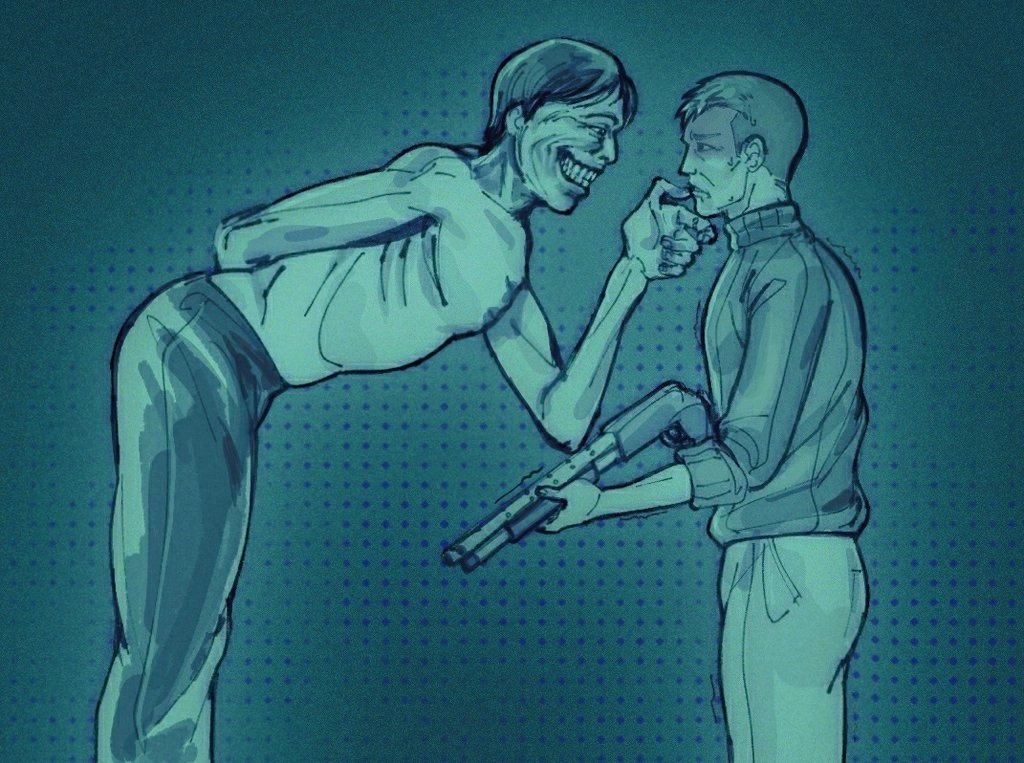 intruder is lowkey cute when hes not trying to kill us 
#ninah #noimnotahuman