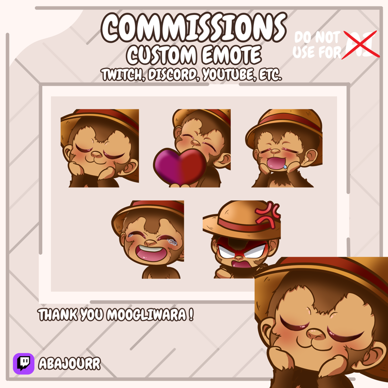 abajourr_exe's tweet photo. 🎨 Commission cadeau de Moogliwara terminée !

💌 Envie de commander des commissions personnalisées ? C’est par ici : https://t.co/96QKshHi8S

#Emotes #Twitch #Discord #ArtCommissions #ChibiArt https://t.co/S2elK3tLTv
