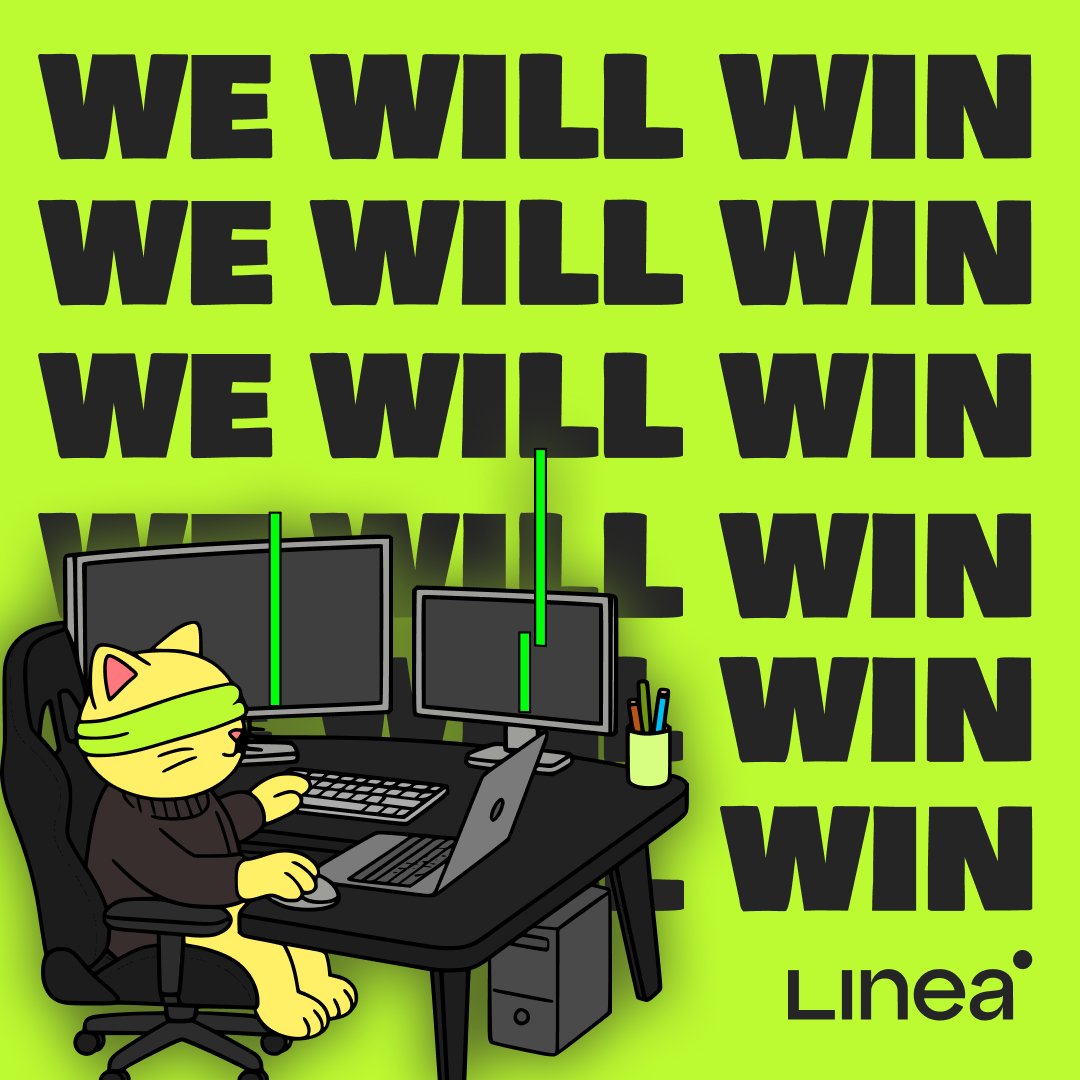 $LPUSS will win 😼

Never fade the <a href="/LineaBuild/">Linea.eth</a> Cat 💚