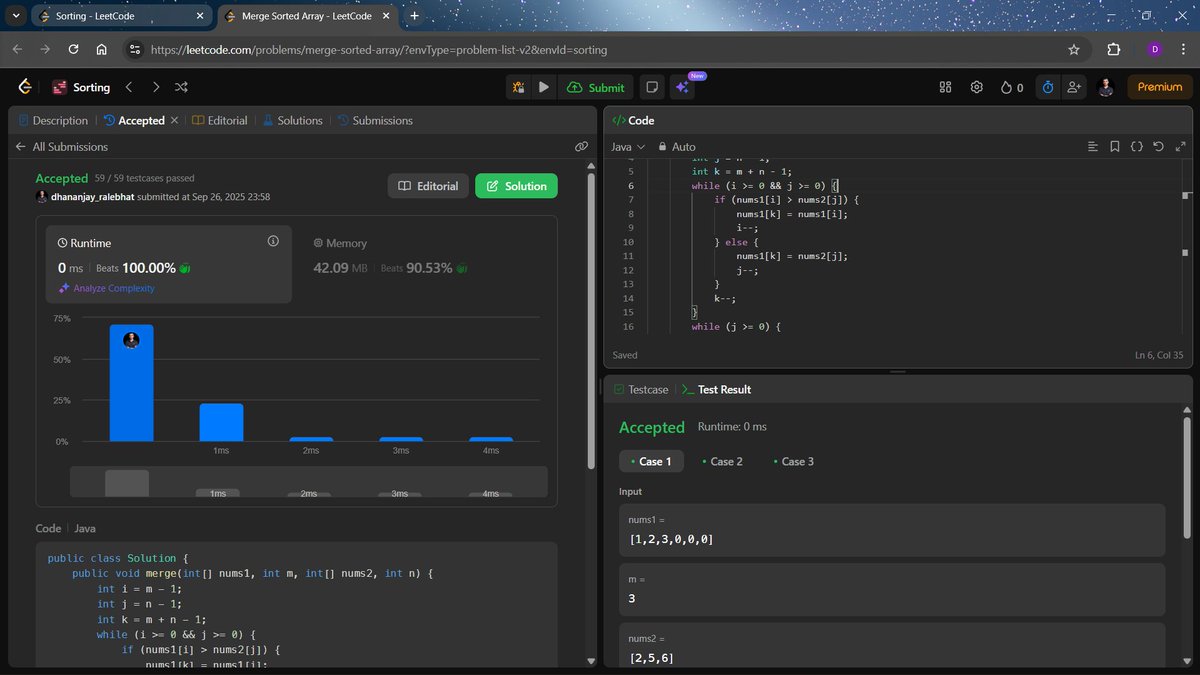 Dhananjay_R_26's tweet image. Day 55 of #CodeWithConsistency
Today complete only one Basic Java project "BankingApplication" where we can check balance, keep record of Deposite and Withdrawl, and see last Transaction
- Solved question on leetcode
#Java #buildinpublic #DSA #LearnInPublic #Development