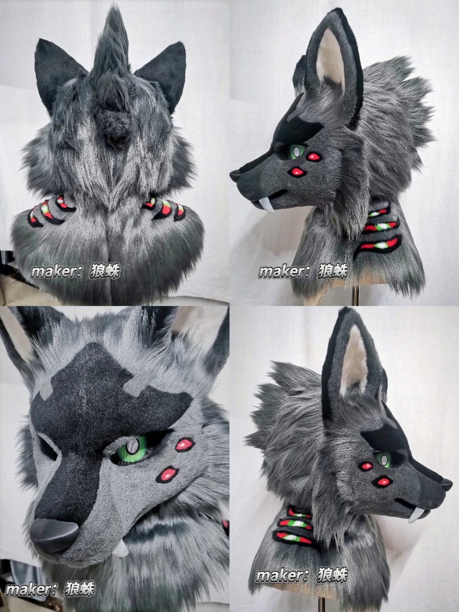 wolf🐺

fursuit for sale
Premade base(tpu)
head height 27cm(10.63 inches), head circumference within 62cm(24.41 inches).
The inside is completely lined.

If you like him and want to bring him home please DM.
#furry #fursuit #fursuitmaker #FursuitFriday #fursuitforsale #Fursona