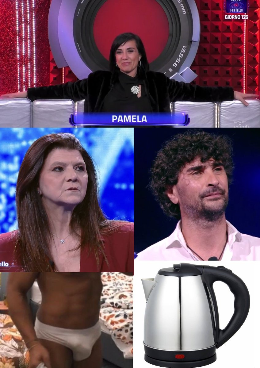 #GrandeFratello #helevier #shailenzo #Tommavi 

Top edizione 2024 / 2025

1 Madre Pamela
2 Madre Luisa (sicuri sia la madre di Shaila? 🤔)
3 Simone 
4 il pacco di Maxime 
5 il bollitore