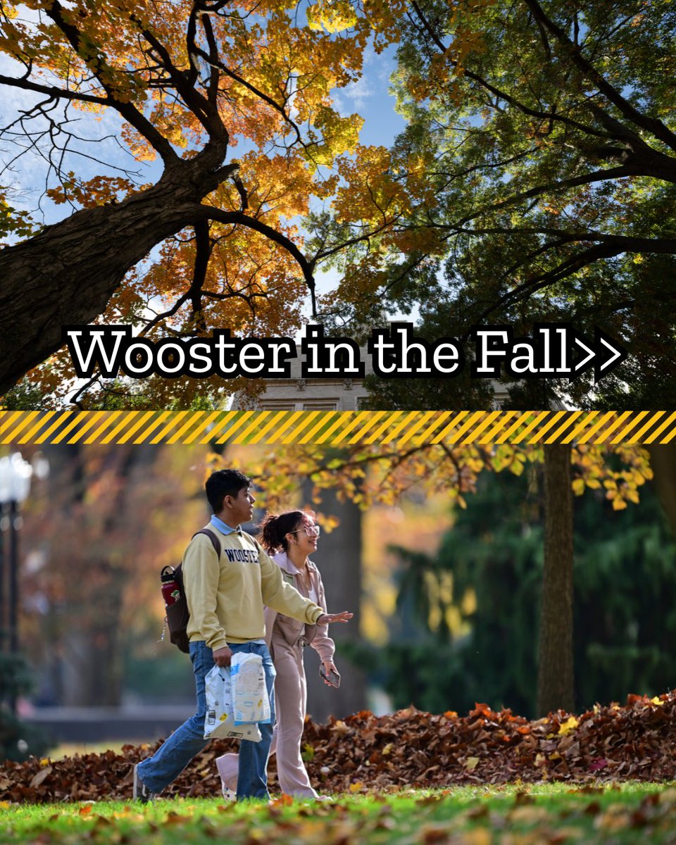 WoosterEdu's tweet photo. Crisp air, cozy vibes, and campus trees showing off. Nothing beats fall at Wooster. π§‘π
#Wooster #FallHighlights https://t.co/FoWqy7iuHy