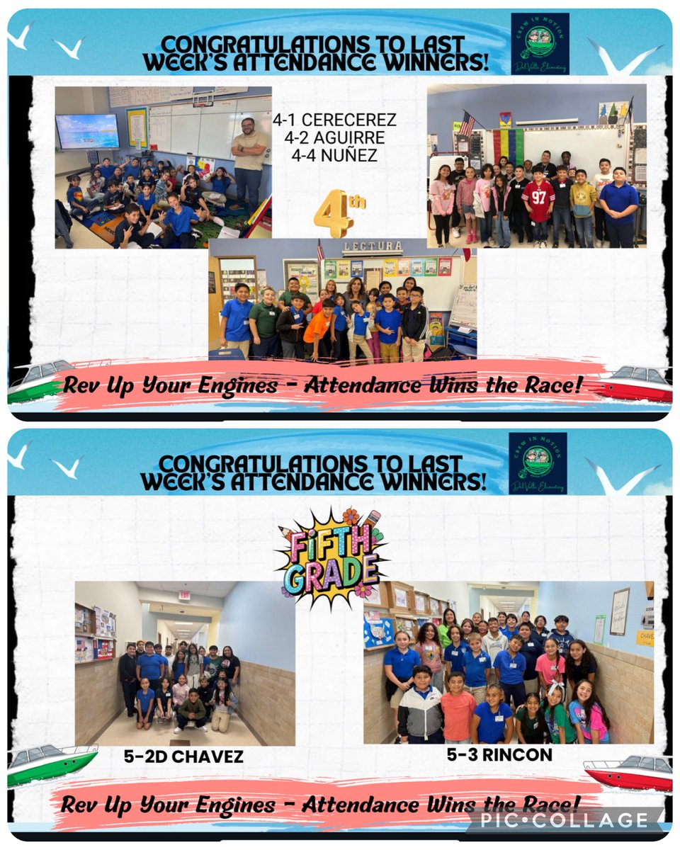 badillo_mrs's tweet image. 👏 Congratulations to all our Attendance Champions! 🏆 Your commitment to being present every day makes a huge difference in learning and growing. Keep up the amazing work—attendance matters! 📚✨ #AttendanceMatters @DelValleES_YISD