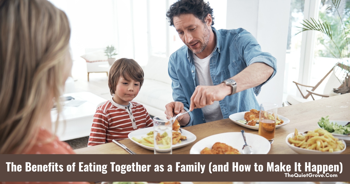 One simple habit can transform your family life: eating dinner together. 🍽️
Research shows family meals boost health, strengthen bonds, and protect kids from risky behaviors. Here’s how to make it happen:
👉 thequietgrove.com/the-benefits-o…
#FamilyDinner #ParentingTips #FaithAndFamily