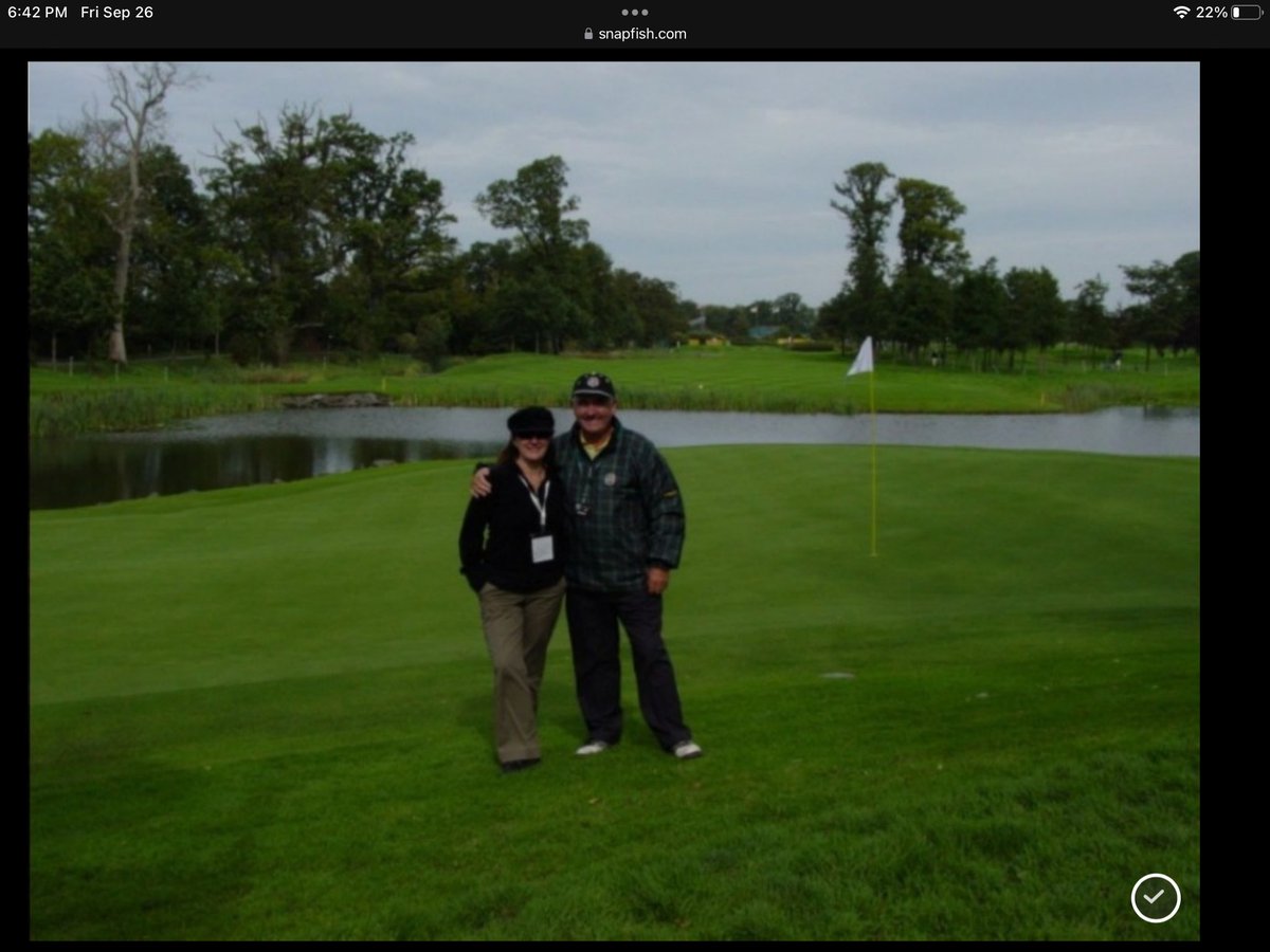 When watching #RyderCup2025 I can’t help but reminisce  about 2006 at The K Club 🇮🇪

My late Father was a Marshall on the 7th with others from his golf club. I spent the practice &amp; match days with them. Lots happened at the 7th, Stenson’s ball landed in the press box &amp; Tiger’s