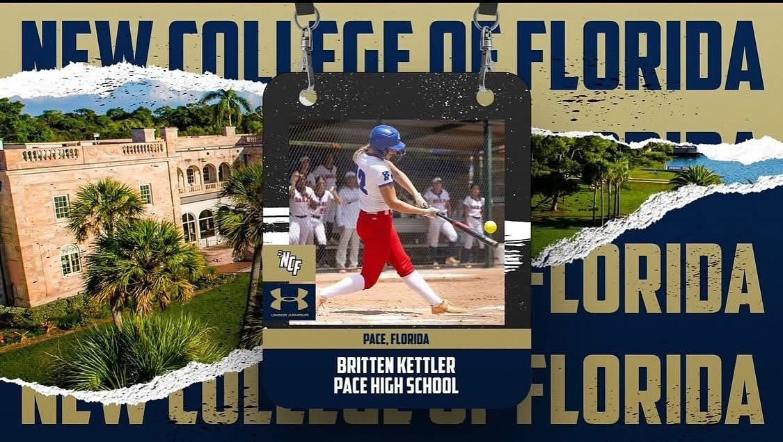 Sending a huge shoutout and congratulations to Britten, who stars on our volleyball team and the softball team, for committing to New College of Florida to continue her softball career. Way to go Britt!
