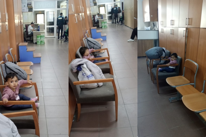 ADLİYE KORİDORUNDA BEBEĞİN NE İŞİ VAR!

Bu fotoğraflar bugün Edirne İpsala Adliyesi'nde çekildi. Henüz 1 yaşındaki Meryem Feyza bebek, biraz ilerdeki mahkeme salonunda annesinin tahliyesini bekledi. Bekledi ama gelmedi. 

Şimdi ikisi de Edirne L Tipi Cezaevide tutuklu. 

Bu