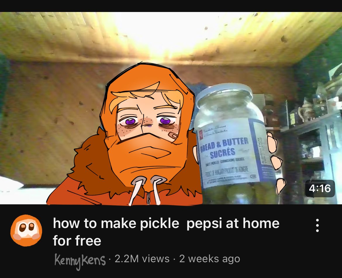 kenny mccormick makes pickle pepsi
