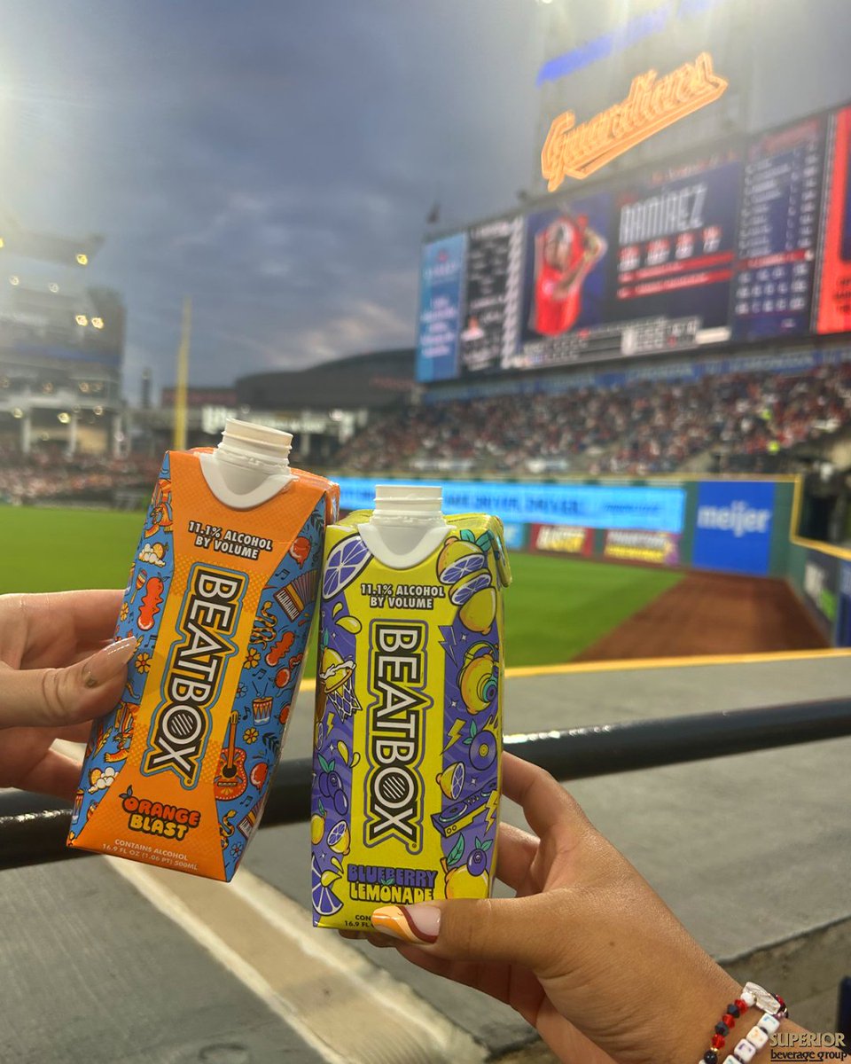 Cheering the Guardians never tasted this good! 🥤⚾ With @beatboxbevs in hand, every inning turns into a party and every sip fuels the excitement. 🎉👏 

Drink responsibly; must be 21 years or older.