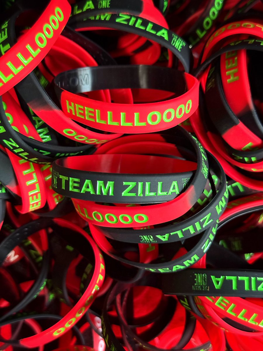 Zillafatu's tweet photo. CHANGING THE GAME 🩸🩸 EXCLUSIVE ACCESS TEAM ZILLA WRISTBANDS ARE NOW LIVE !! 

Here’s how it works ⬇️

-Early Access to upcoming product releases
-Special Mystery Boxes available only to members
- An invite to our Friends & Family Email List, where exclusive drops and offers are shared first! 
-Exclusive access to Twitch/Youtube Live Giveaways! & much more! 

After completing your purchase on the website, your email will be recorded and added to the TEAM ZILLA member list. You’ll also receive a welcome email with confirmation and further details! HELLLLOOOOOO 🩸🩸