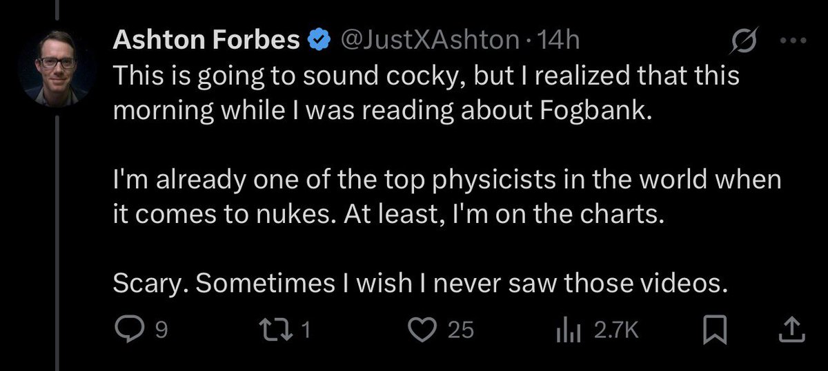 Word is that he’s actually one of the best physicists in the galaxy.