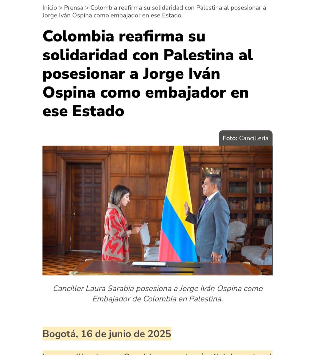Siempre el Sr presidente Petro con apuntes evadiendo la crisis fiscal, de salud, de seguridad y distrayendo.

Pero a propósito de anunciar su “valiente” viaje a Gaza , ustedes se acuerdan del embajador de Colombia para Palestina? 
Qué será de la vida de Jorge Iván Ospina?