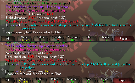 2 Virtus robe tops in the space of 7 kills. What the fuck?