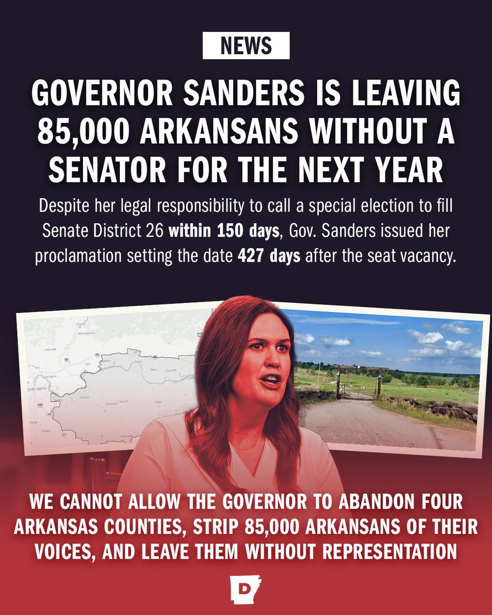 Democratic Party of Arkansas tweet media