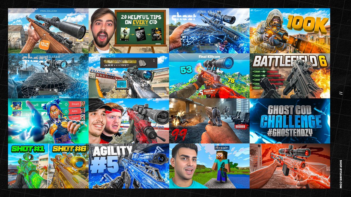 Making thumbnails ALL DAY TOMORROW, send me a DM if you want to purchase one 👀