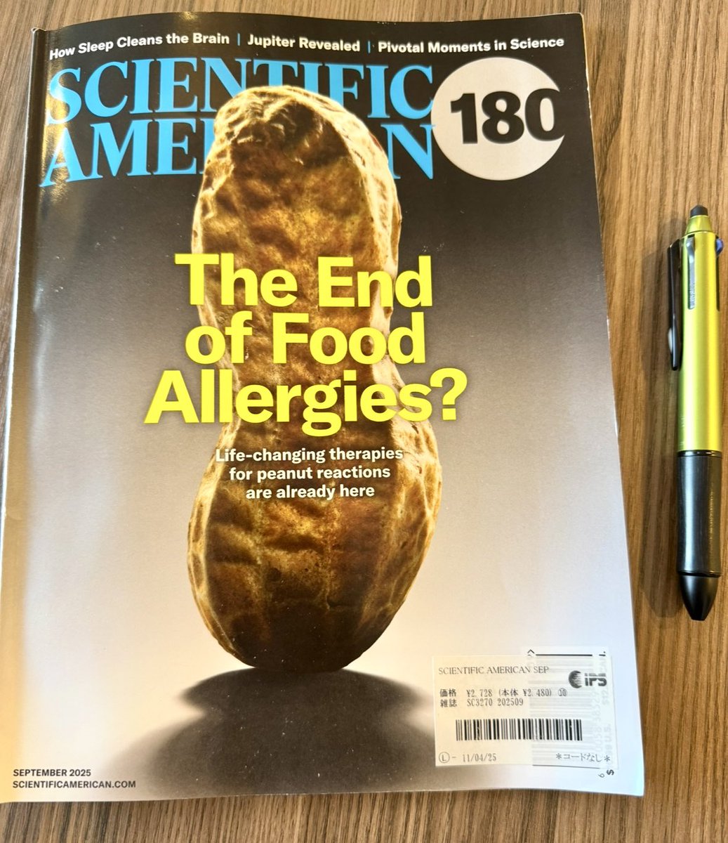Scientific Americanは、なんと180周年🎊 そのため、この号では様々な科学技術の発展を端的にまとめたコーナーがあります。  今日は、そうした科学の歴史を味わいつつ過ごしたいと思います。 基本を大切に。 楽しんでいきましょう😊