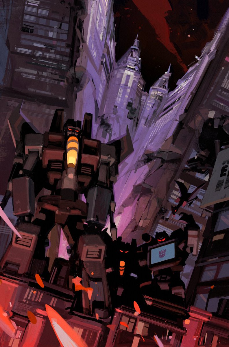 Had the pleasure of working with Skybound to draw a #Transformers cover a while back! This was the 4th reprint of issue #5 🔥