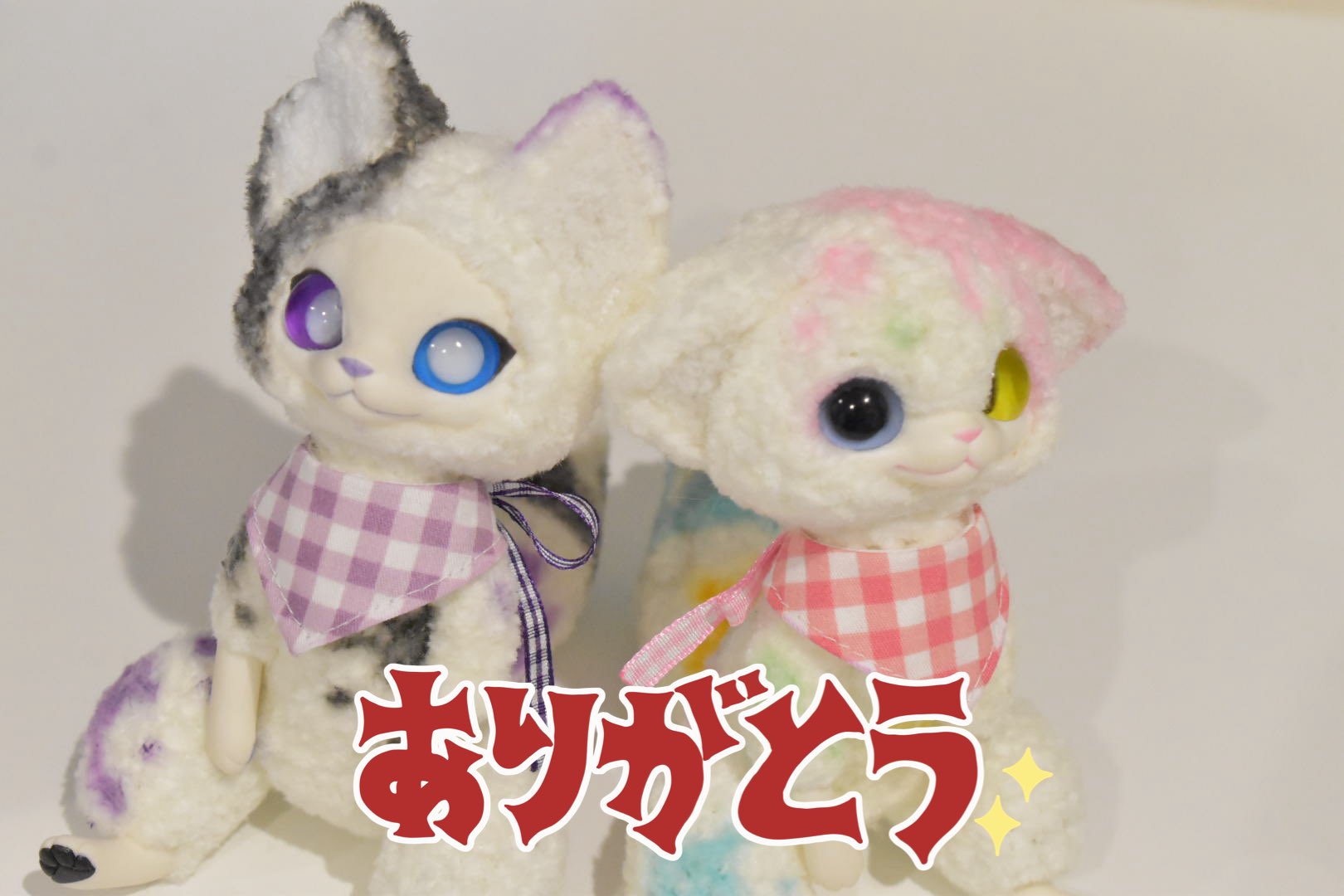 Ωぽたぽた工房Ω 鯉カラー 三毛猫 着せ替えセット ハンドメイド アートドール Ωぽたぽた工房Ω 三毛猫 鯉 ハンドメイド アートドール 着せ替え
