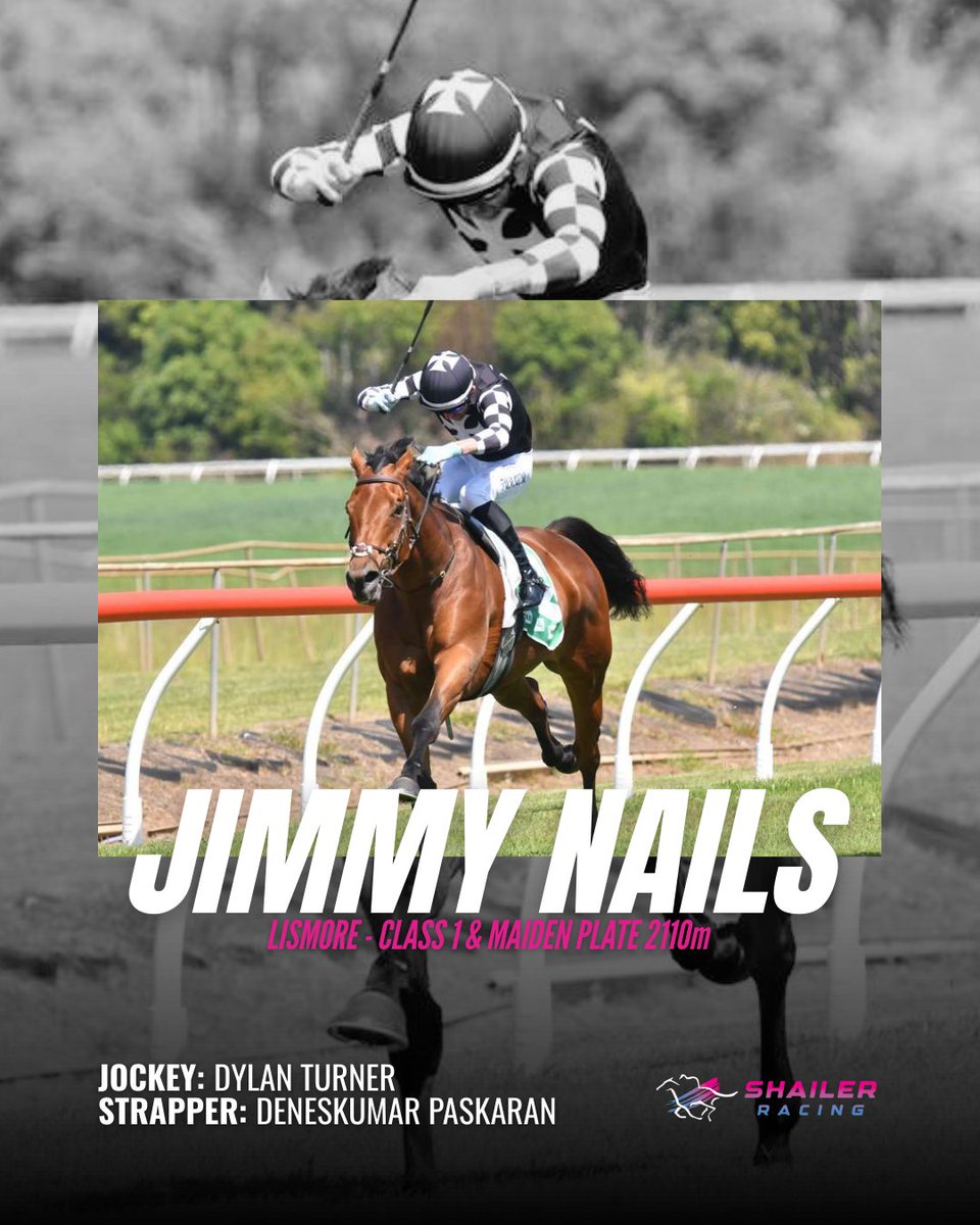 Jimmy Nails gets it done at Lismore! 👏 This marks his first win since joining the Shailer Racing team. Even sweeter, he becomes our third winner in just 5 days - a brilliant run for the stable and a credit to the whole team behind the scenes.