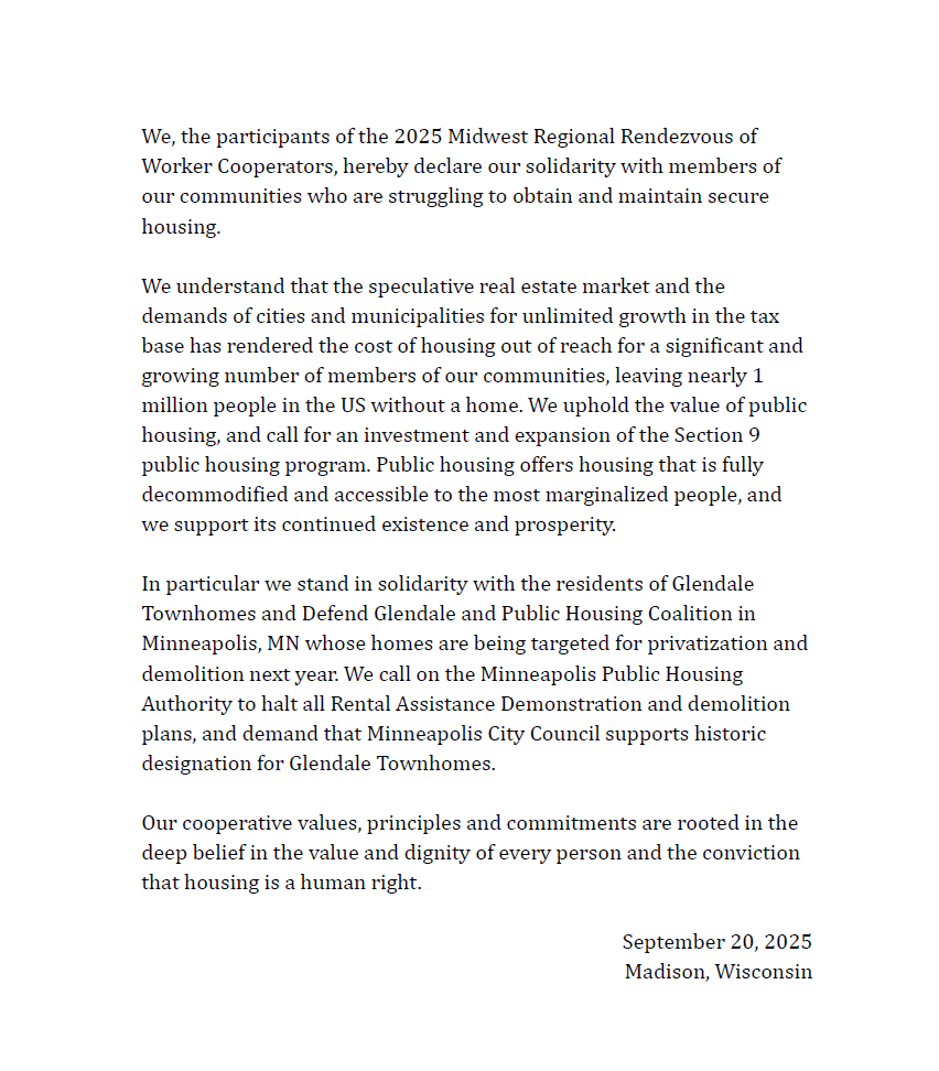 Defend Glendale & Public Housing Coalition tweet media