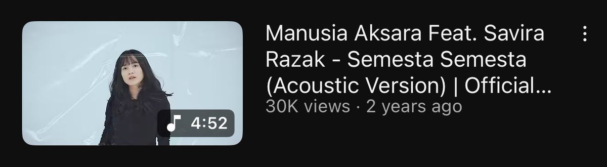 Wah sudah 30K views di youtube. Gak apa apa organik, siapa tau viral ni lagu youtu.be/7nzbhgGgvhU?si… :)